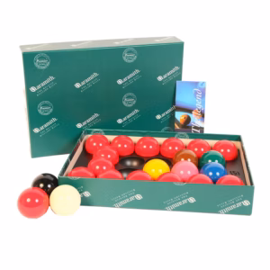 SET 50 MM (2 IN) ARAMITH SUPER SNOOKER BALLS (22 BALL SET)