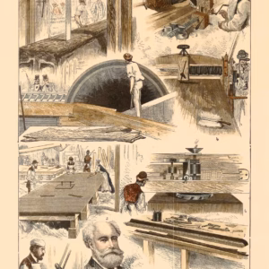 Alcock's Billiard-table Factory 1880